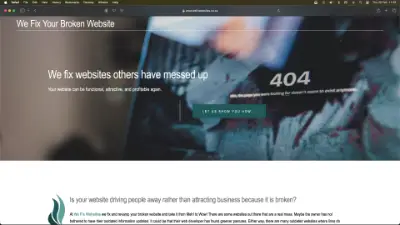We Fix Websites revamps your old website